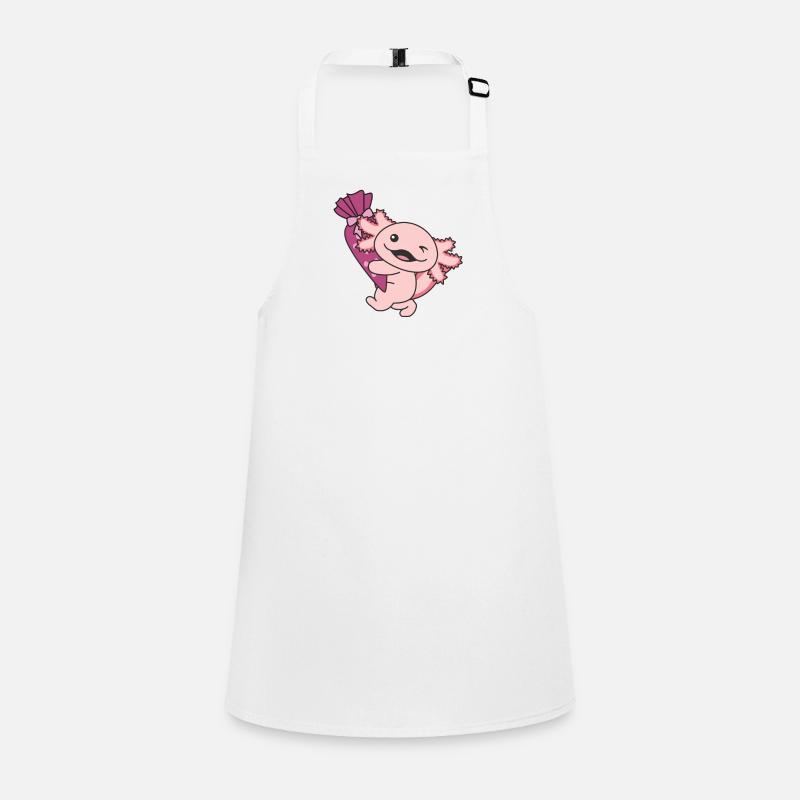 bye bye kindergarten hello school axolotl Children's Apron