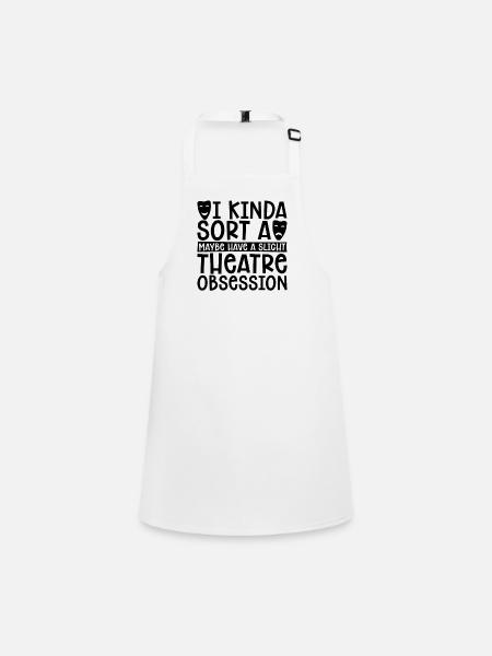 J’ai peut-être un acteur de comédie musicale - Tablier Enfant - blanc - Devant