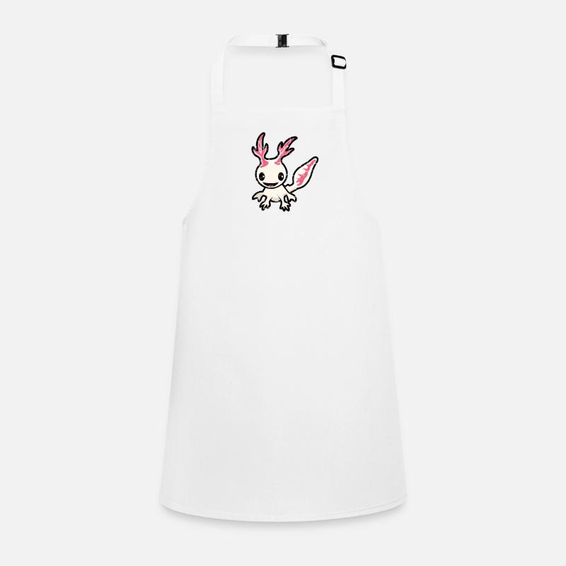 Cute Kawaii Axolotl Children's Apron