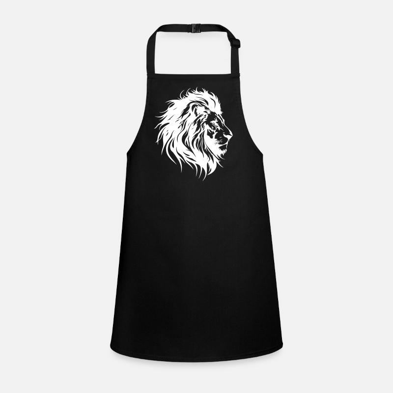Tête de Lion Silhouette de Lion Tablier Enfant