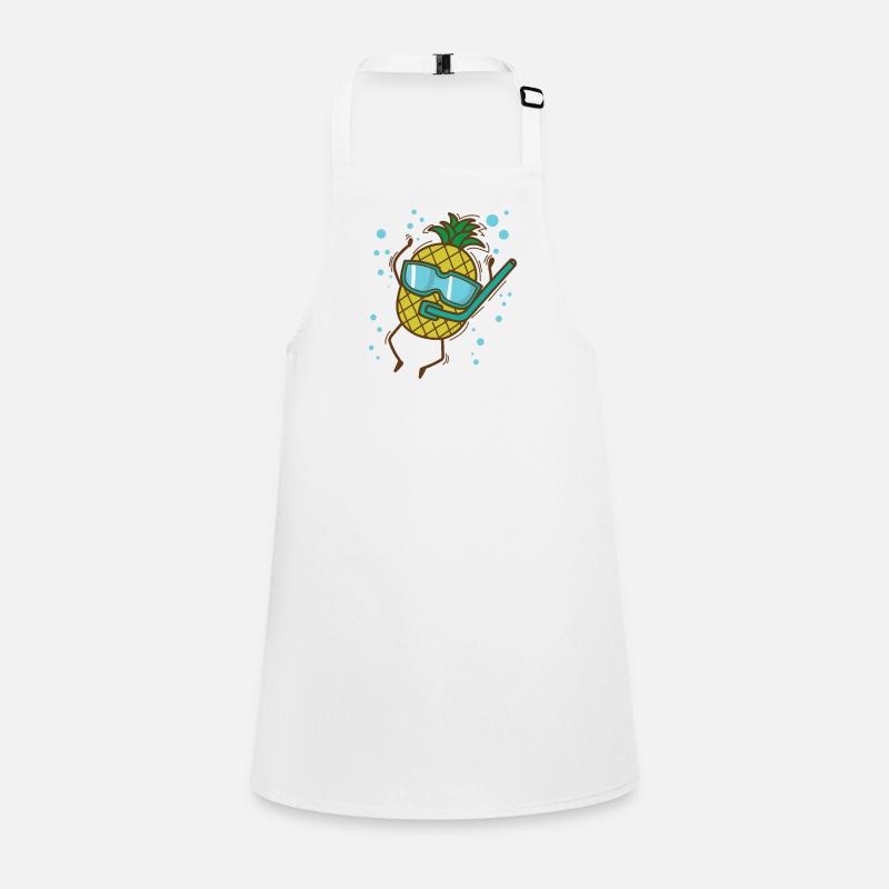 Pineapple Dips Tropical Sweet Fruit Children's Apron