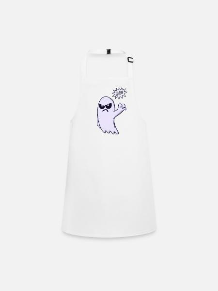 Ghost Of Disapproval - Children's Apron - white - Front