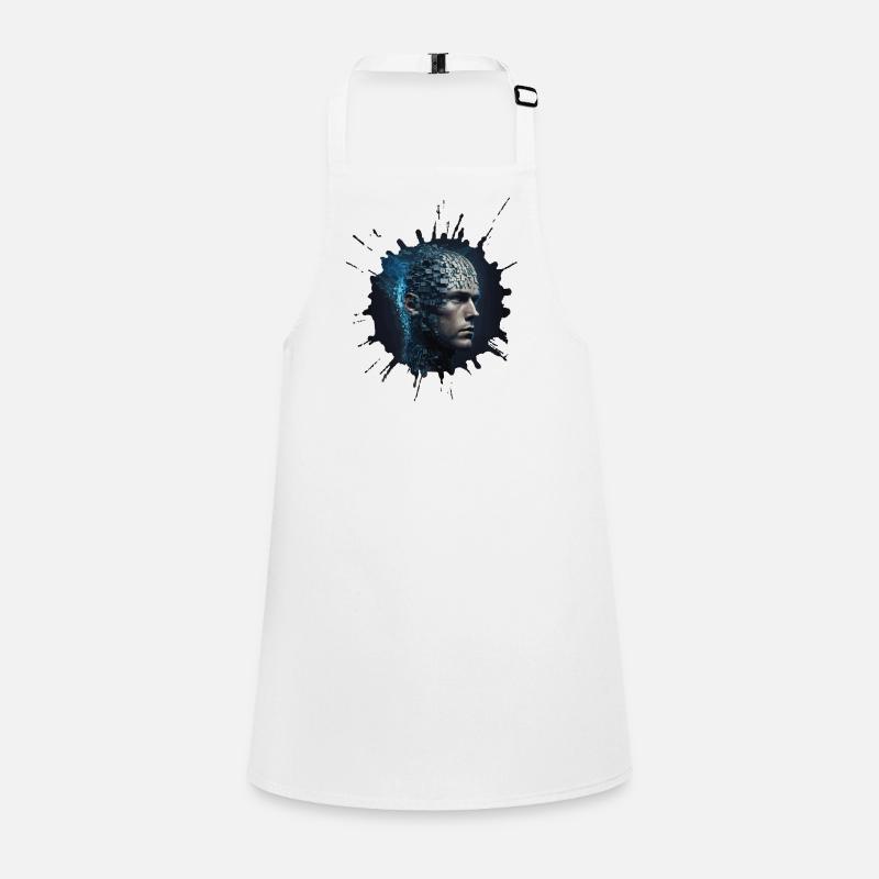 Digital Evolution - Future Vision Cyber Human Children's Apron