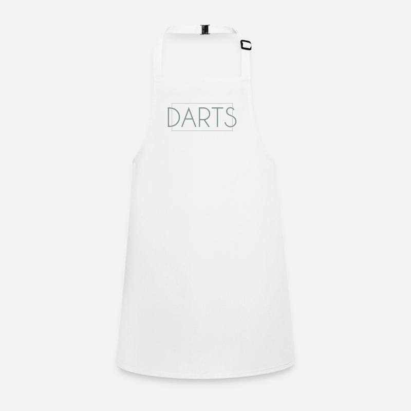 Darts Schriftzug Schürze für Kinder