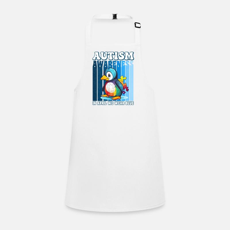 Autism Awareness Pinguin Schürze für Kinder