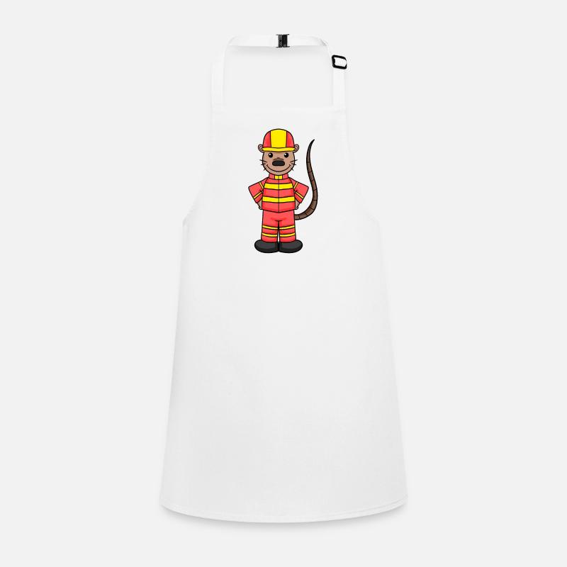 Fire brigade motif for children Children's Apron