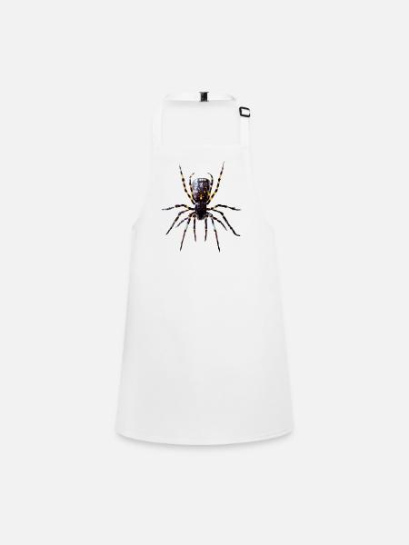 Tarantula Spider Red-knee Tarantula - Children's Apron - white - Front