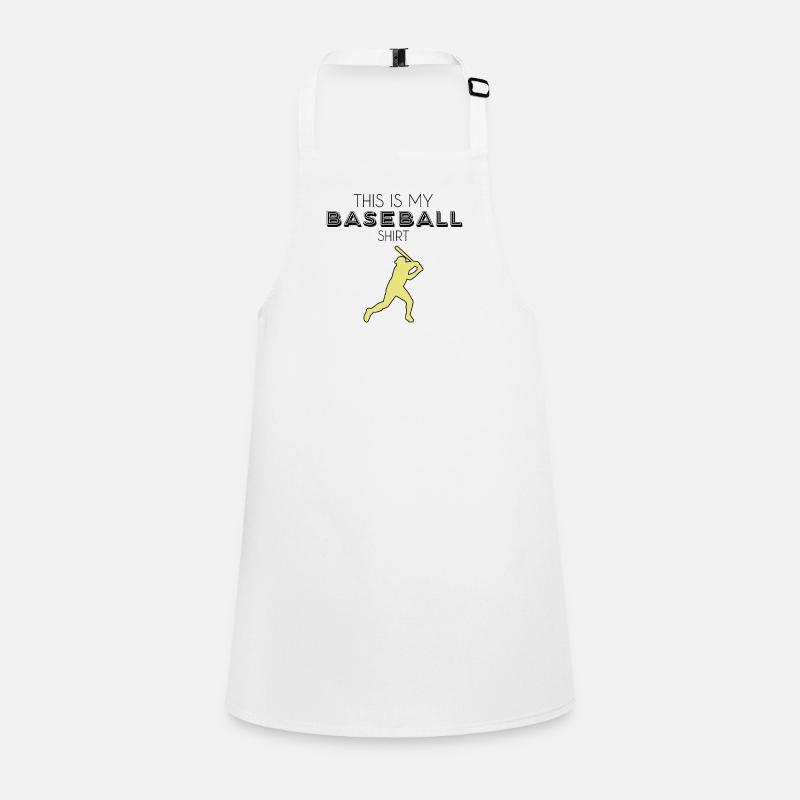 Baseball Shirt Schürze für Kinder