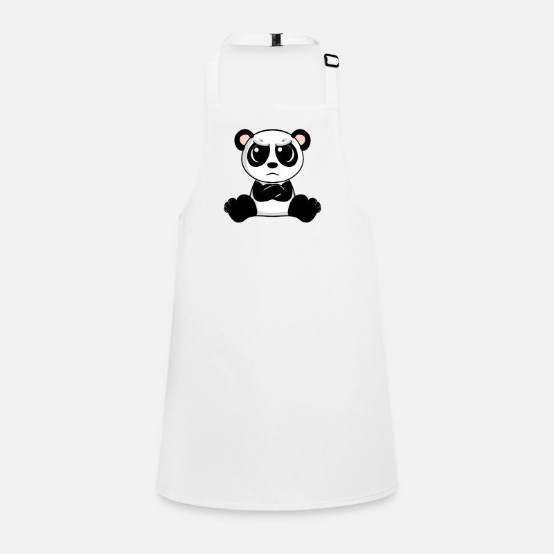 angry panda Children's Apron