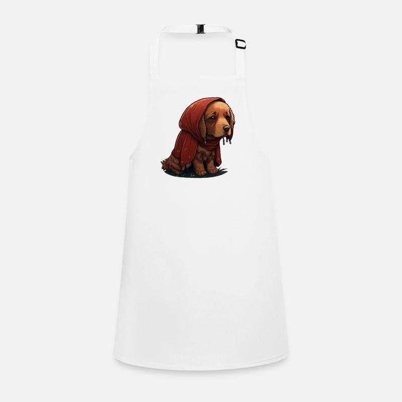 Chien mignon et triste Tablier Enfant