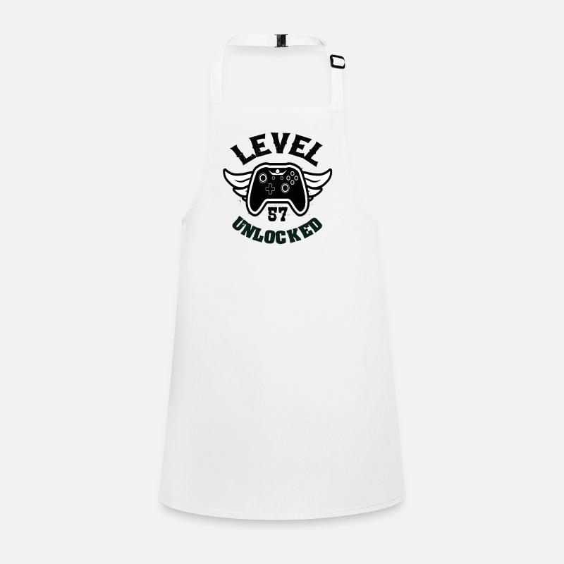 Level 57 Unlocked 57 Birthday Children's Apron