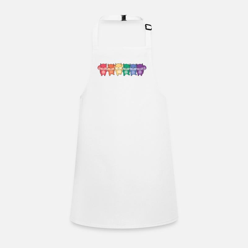Rainbow Squirrel Flag Pride LGBT Mignons Animaux Tablier Enfant