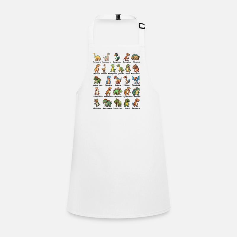 Dinosaurier ABC Schürze für Kinder