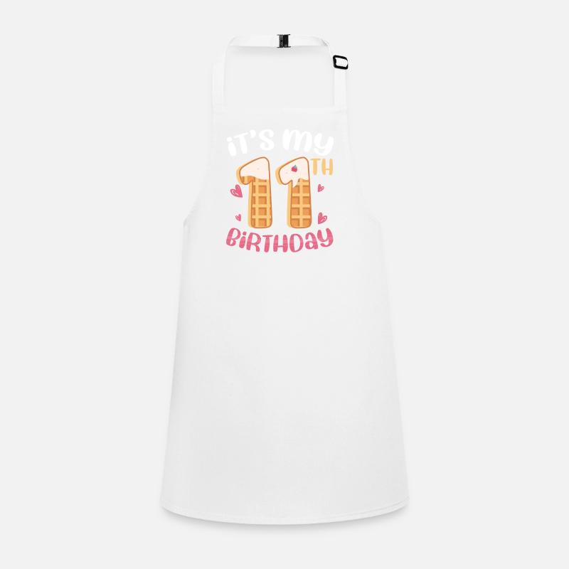 11th Birthday Waffle Children's Apron