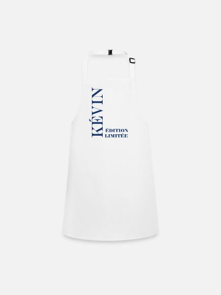 kévin - Tablier Enfant - blanc