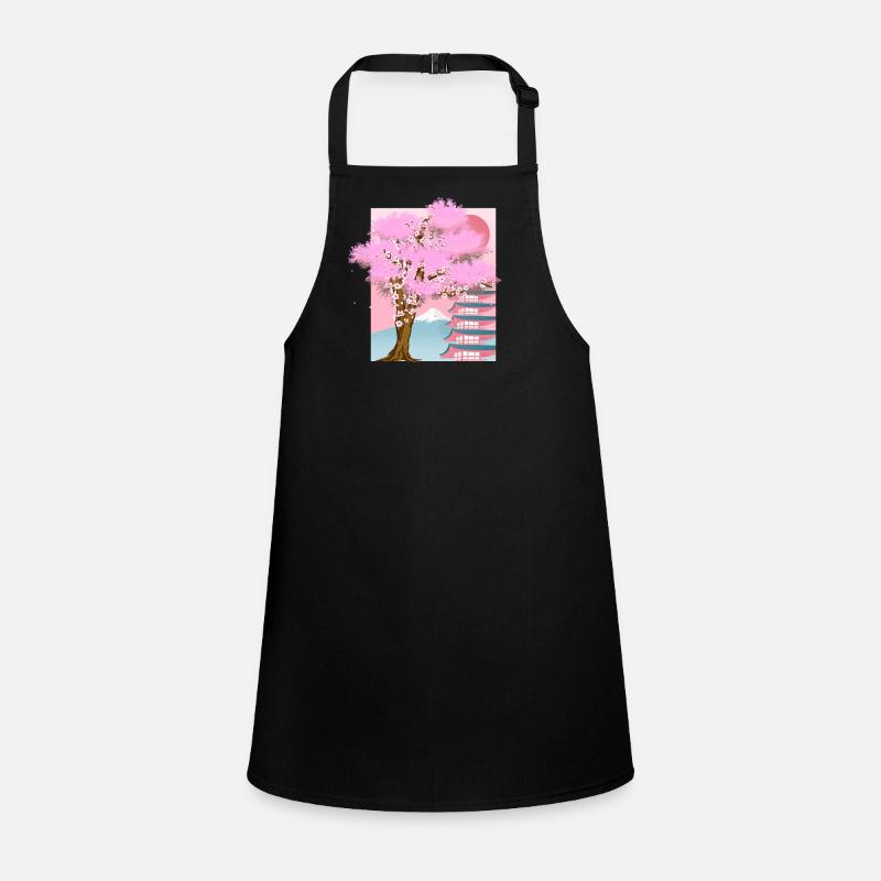 Cherry Blossom Tree Japan Aesthetics Gift Sakura Children's Apron