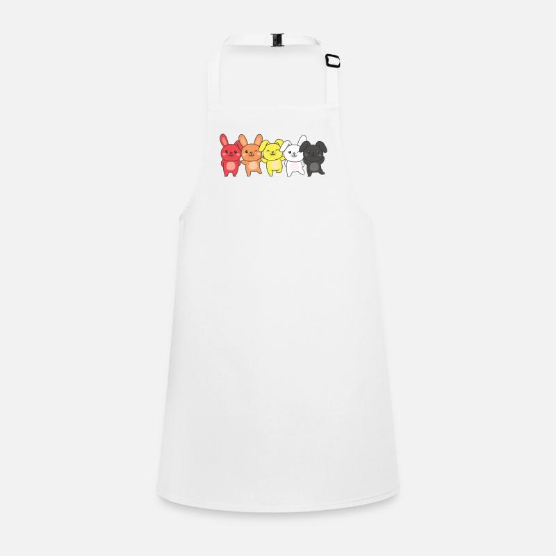 Lithsexual Flag Pride LGBTQ Bunny Tablier Enfant