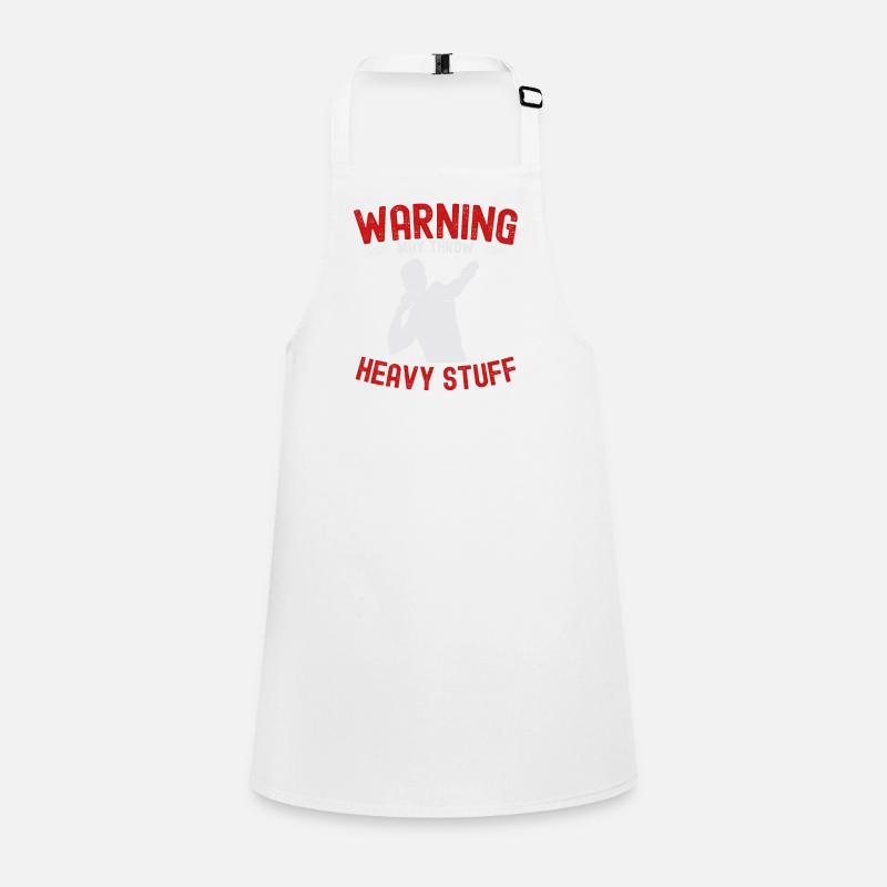 Kuglestød kaste atletik Forklæde til børn