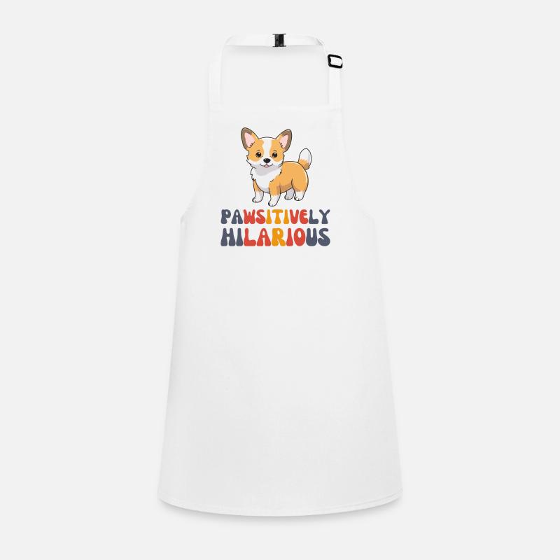 Pawsitively Hilarious Corgi Children's Apron