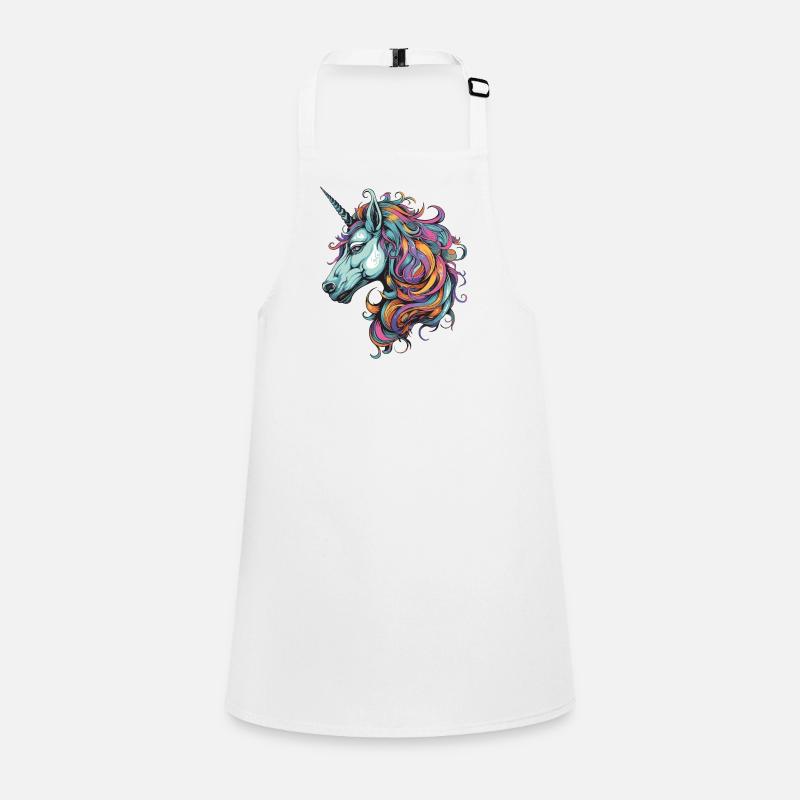Portrait de licorne Tablier Enfant