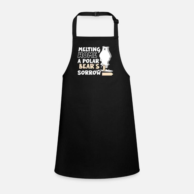 Polar Bear Global Warming Arctic Seal Hunt Children's Apron