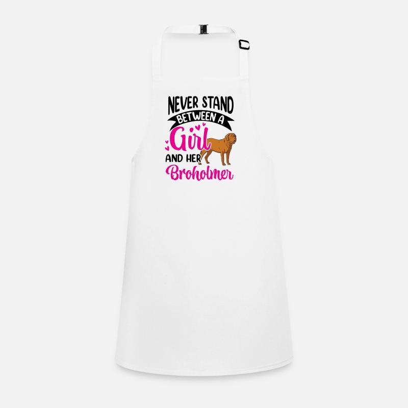 Never put yourself between the girl and Broholmer Children's Apron