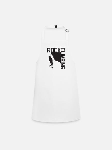 Rock Climbing - Children's Apron - white - Front