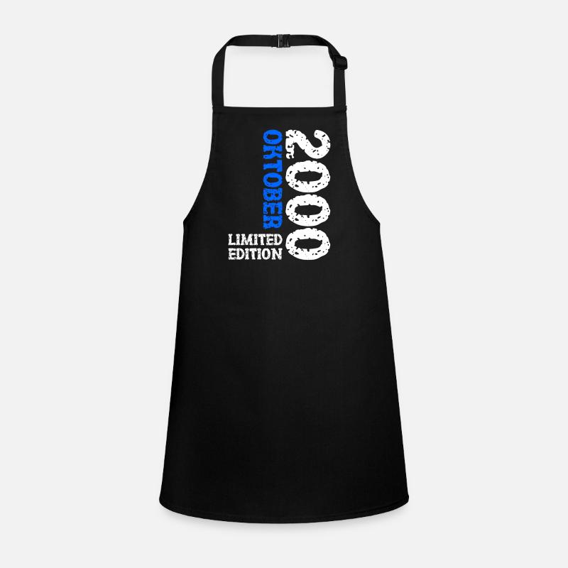 2000 Oktober Limited Edition 23. Geburtstag Deko Schürze für Kinder