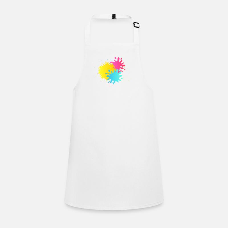 Paintball Color Splatter Splash Airsoft Player Children's Apron