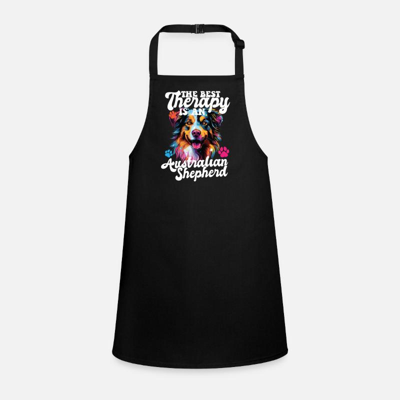 Australian Shepherd Pop Art & Dog Lover & Splash Children's Apron