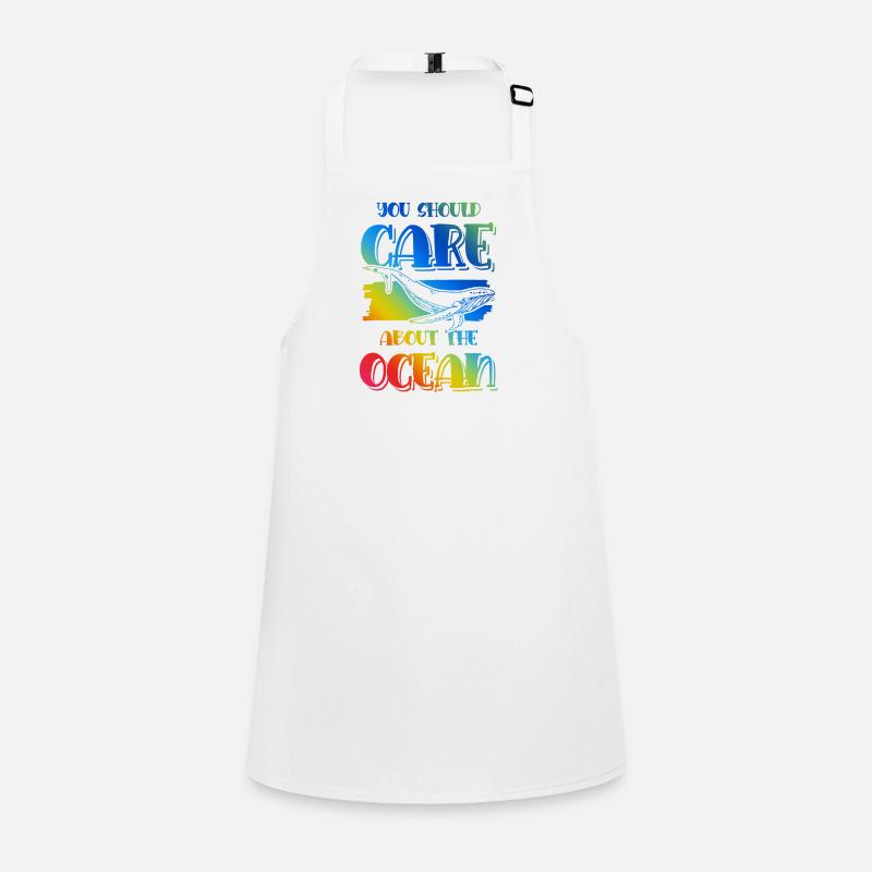 Save the Ocean Saying Children's Apron