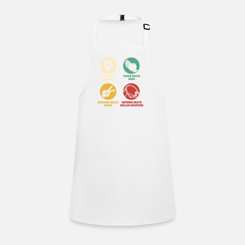 Roller Coaster Roller Coaster Amusement Park Children's Apron