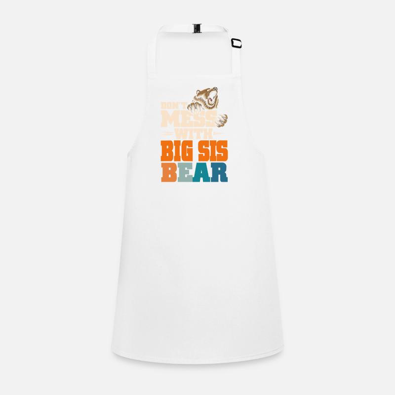 Ne plaisantez pas avec Big Sis Bear Tablier Enfant
