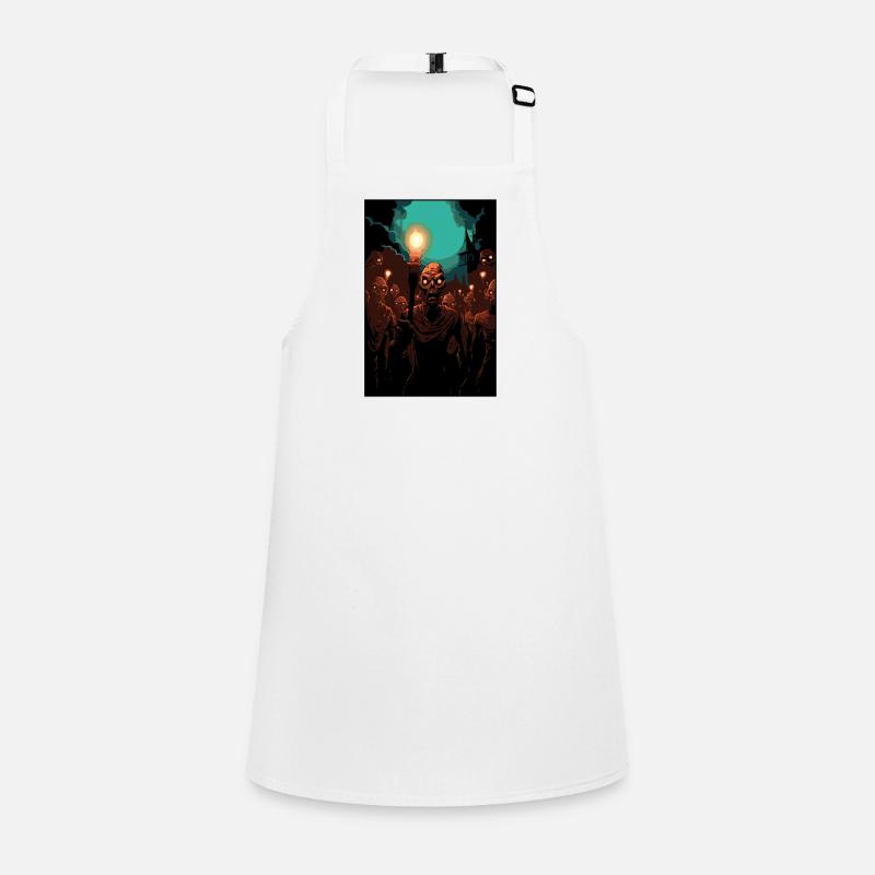 Parodie de la foule de lyncheurs de zombies Tablier Enfant