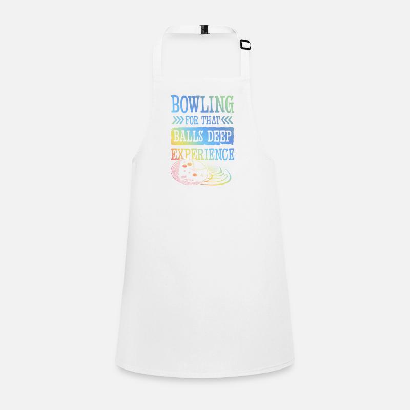 Bowling Experiment Schürze für Kinder