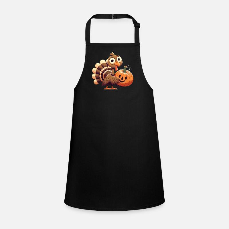 Dinde de Thanksgiving à la citrouille sucrée Tablier Enfant
