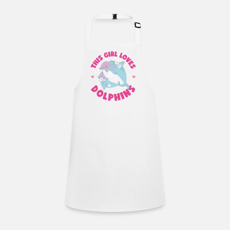 Dauphin Cette Fille Aime Les Dauphins Tablier Enfant
