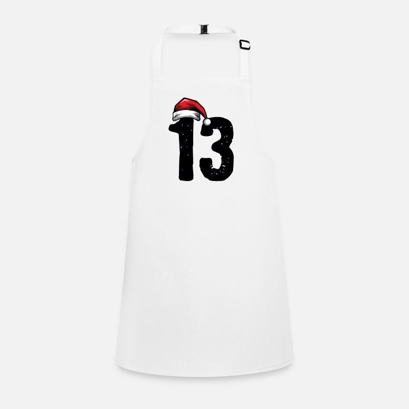 13 Numéro Noël Tablier Enfant