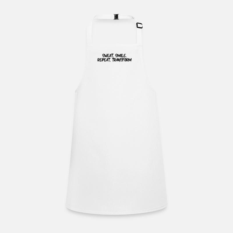 Fitness - Sweat, smile, repeat, transform Children's Apron