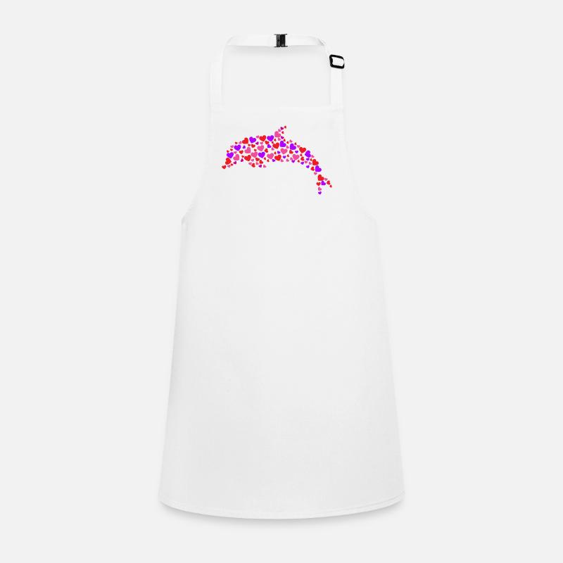 Coeur de dauphin Tablier Enfant