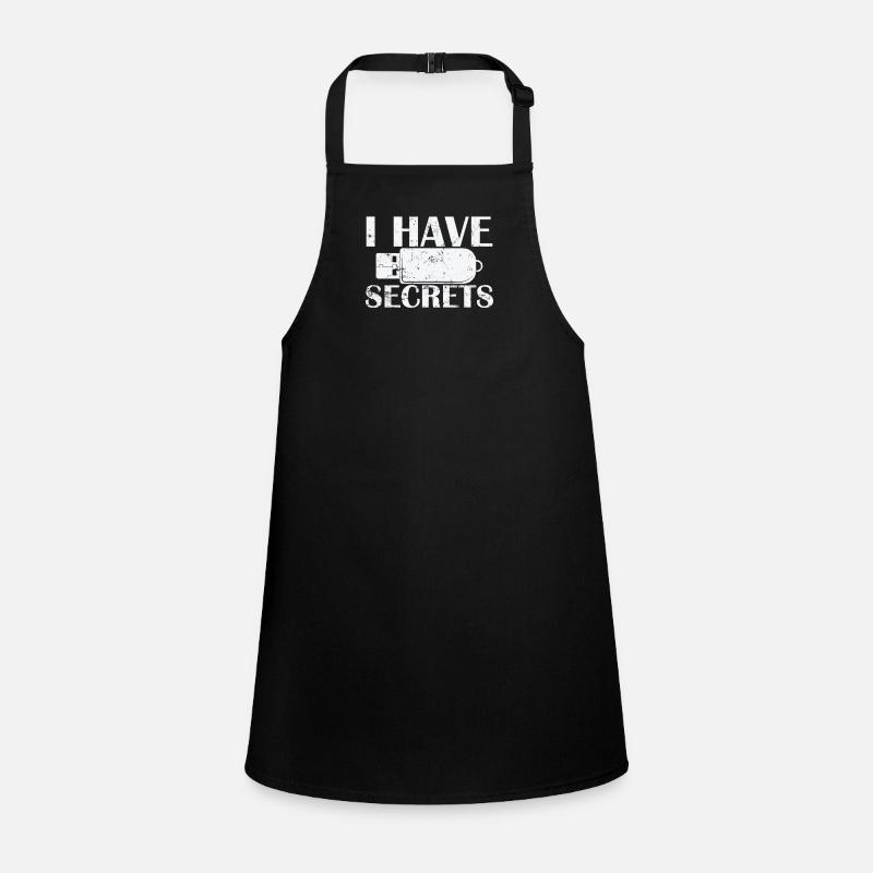 I have Secrets USB Stick Retro Storage Module Children's Apron