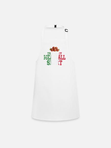 C’est ma chemise de boulettes de viande - Tablier Enfant - blanc - Devant