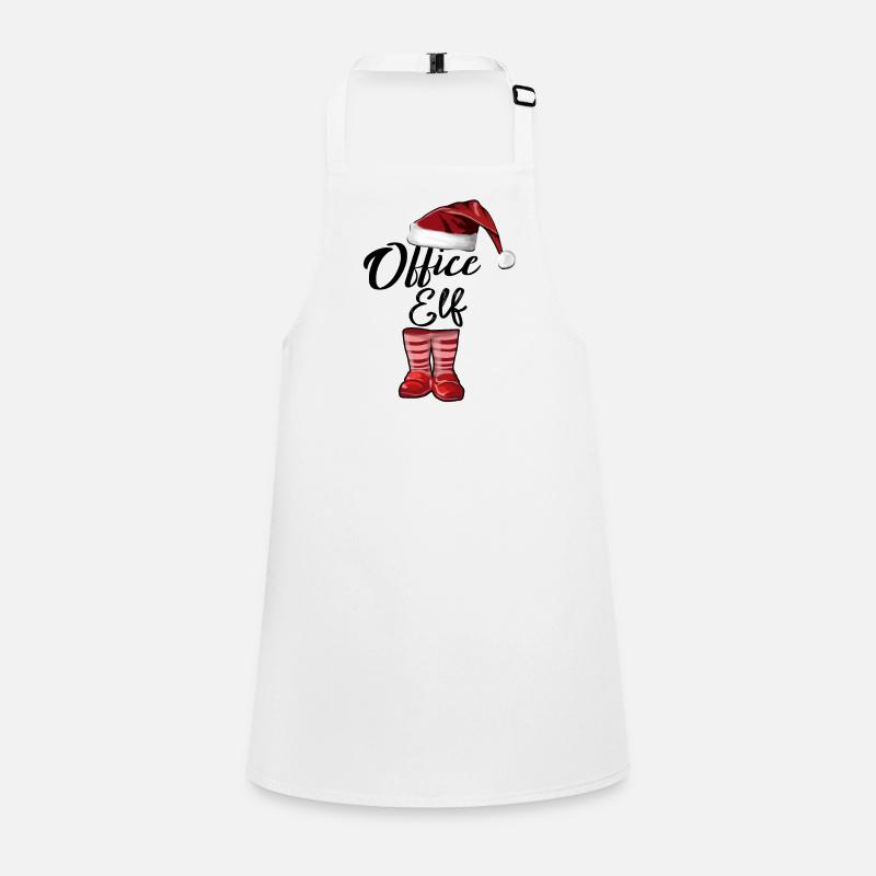Office Elf – Funny Christmas Design Children's Apron