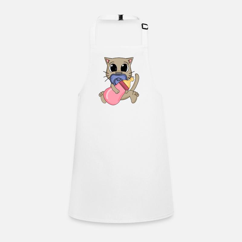 Motif de bébé chat Tablier Enfant