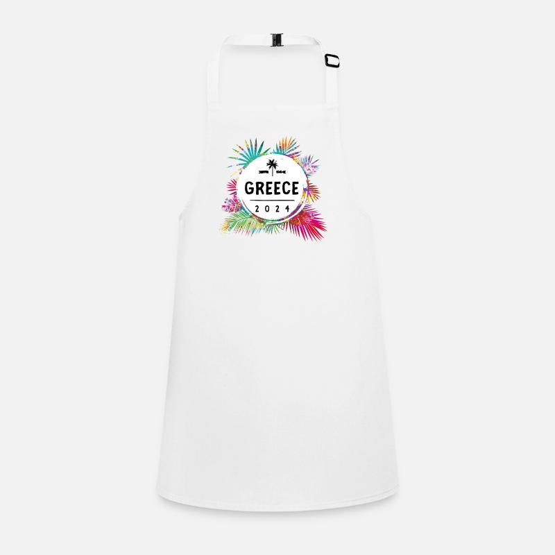 Grèce 2024 Coloré Tablier Enfant