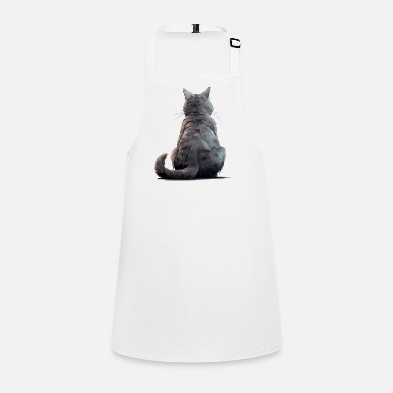 Chat Chartreux Tablier Enfant