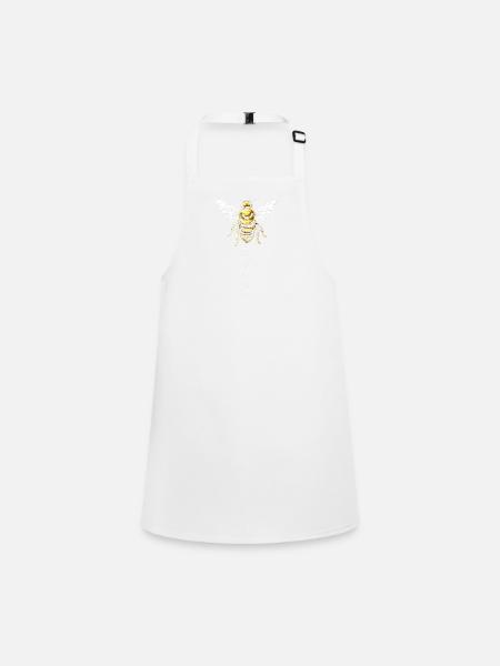 Bee Happy - Children's Apron - white - Front