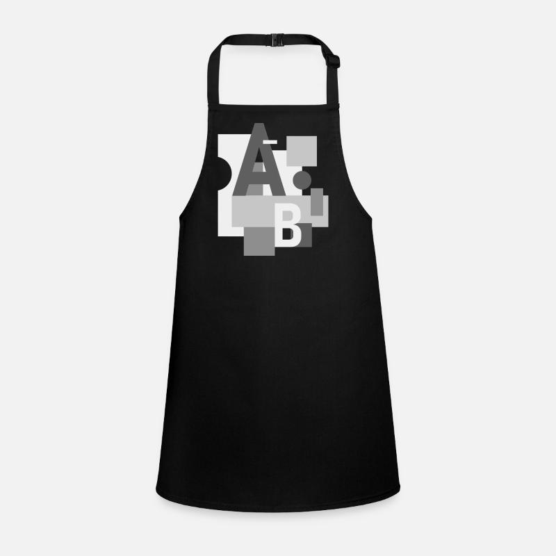Abstract image with letters A and B Children's Apron
