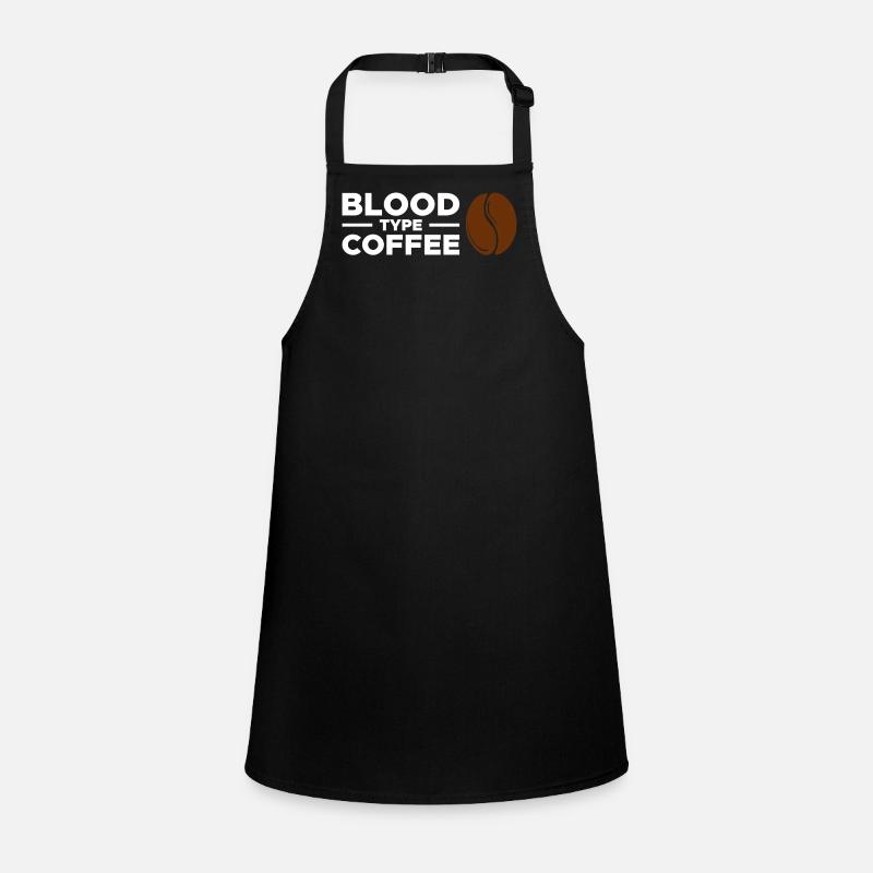 Blood type coffee Children's Apron