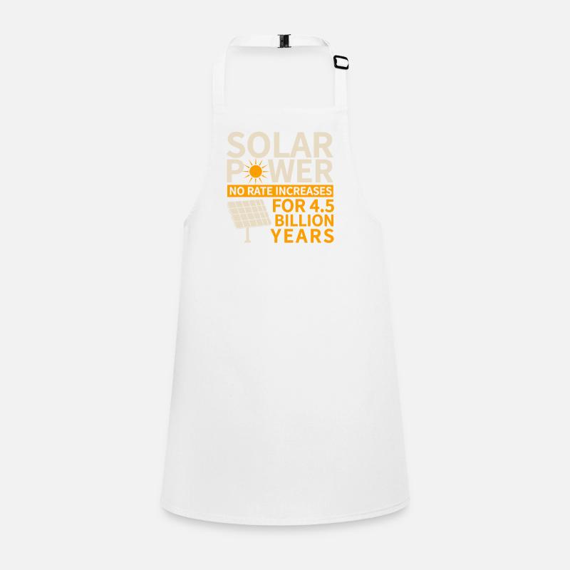 Solar Panel Solar Energy Solar Power Children's Apron